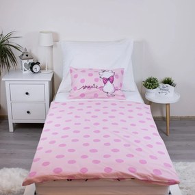 Jerry Fabrics Obliečky do postieľky 100x135 + 40x60 cm- Marie Cat "Merci"