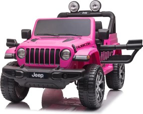 LEAN CARS Batéria pre vozidlo Jeep Wrangler Rubicon DK-JWR555 Pink