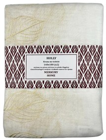 Záclona na páske Holly polyester ecru 140x180 Merkury Home II/22
