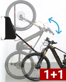 Držiak na elektrobicykle pre jednoduché zdvihnutie 1+1 ZADARMO, oplechované boky, otočný