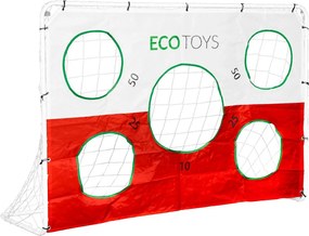 Tréninková fotbalová branka s terčem OLA Ecotoys 180x122cm