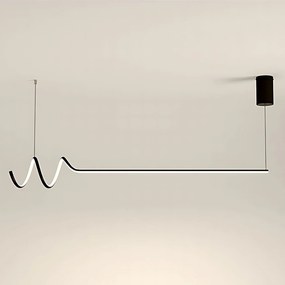 Toolight Toolight, LED závesné svietidlo 120cm, 36W, 3000K, LHJ030-CP, čierna, OSW-50013