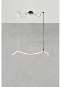 Čierno-biele LED závesné svietidlo Melt – Markslöjd