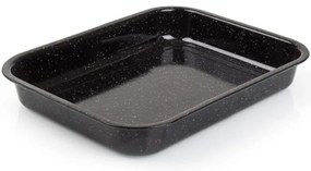 Smaltovaný plech na pečenie 34x26x5 cm