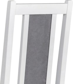 Sconto Jedálenská stolička BOLS 14 sivá/biela