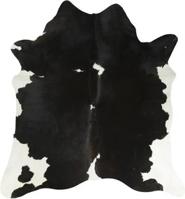 Koberec kravská koža čierna / biela - 250 * 150 * 0,3 cm