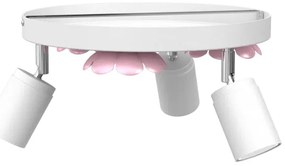 Bodové svietidlo FLOWER 3xGU10/8W/230V biela