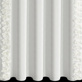 ZATEMŇOVACÍ ZÁVES NA PÁSKE EVA MINGE ROSES14 140X270 CM KRÉMOVÁ