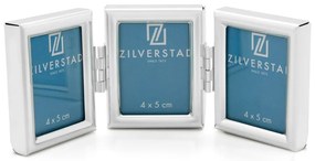 Kovový stojací rámček v striebornej farbe 13x5 cm Mini – Zilverstad