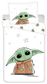 JERRY FABRICS Obliečky Star Wars Baby Yoda  Bavlna, 140/200, 70/90 cm