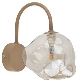 Nástenné svietidlo LAVA 1xG9/8W/230V béžová/dymová béžová