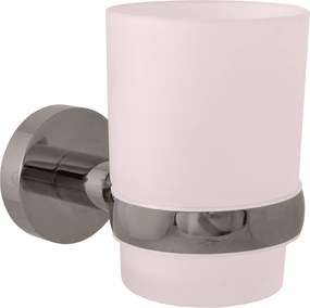 Slezák - RAV Držiak kefiek sklenený COLORADO - COA0201MGK, Metal Grey kartáčovaná