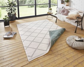 NORTHRUGS - Hanse Home koberce Kusový koberec Twin Supreme 103758 Green / Cream – na von aj na doma - 240x340 cm