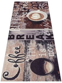 Hnedý koberec behúň 50x150 cm Enjoy Coffee Break – Hanse Home