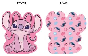 3D mikroplyšový detský vankúšik Lilo and Stitch ružový Setino