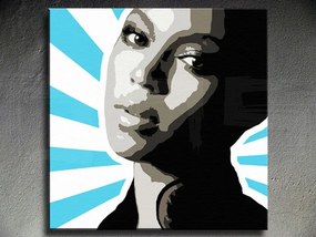 Ručne maľovaný POP Art obraz BEYONCÉ | rôzne rozmery