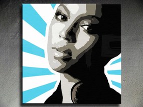 Ručne maľovaný POP Art obraz BEYONCÉ