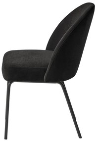 Čierna jedálenská stolička Creston – Unique Furniture