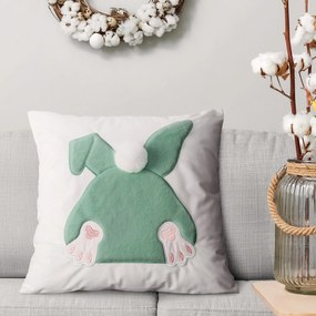 VEĽKONOČNÁ DEKORAČNÁ OBLIEČKA NA VANKÚŠ RUMP 45X45 CM VZOROVANÁ