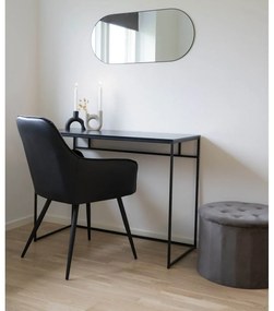 Čierne čalúnené jedálenské kreslá v súprave s podrúčkami 2 ks Harbo – House Nordic