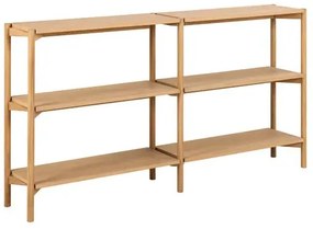 Knižnica Braidwood 169 cm dub hickory