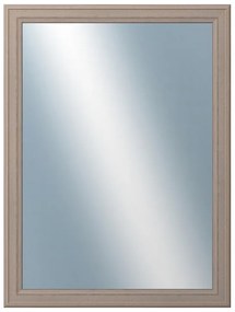 DANTIK - Zrkadlo v rámu, rozmer s rámom 60x80 cm z lišty STEP hnedá (3020)