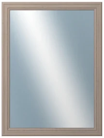 DANTIK - Zrkadlo v rámu, rozmer s rámom 60x80 cm z lišty STEP hnedá (3020)