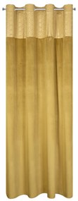 ZATEMŇOVACÍ ZÁVES NA KRÚŽKOCH ELEN 140X250 CM ZLATÁ