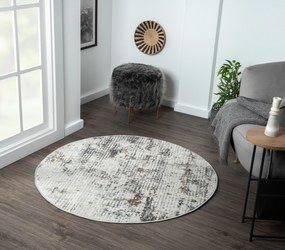 My Flair, Kusový koberec My Joy CA60078 Beige kruh, 120x120 (priemer) kruh, béžová, chodba / predsieň