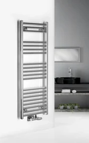 Aqualine Aqualine, ALYA vykurovacie teleso rovné 400x1188mm, stredové pripojenie, chróm, LLS308
