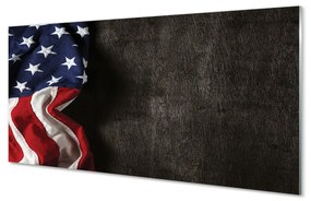 Nástenný panel  Vlajky Spojených štátov 125x50 cm