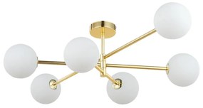 TK-Lighting - Stropná lampa Sarius Gold 6