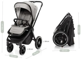 Set Športový kočík Move Cross 3 + korba XL 3 + adaptéry