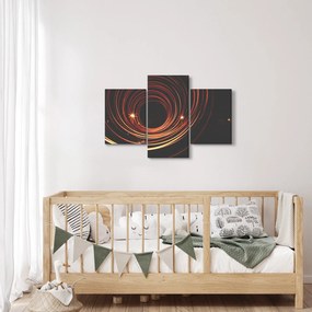 Obraz abstraktných liniek (90x60 cm)