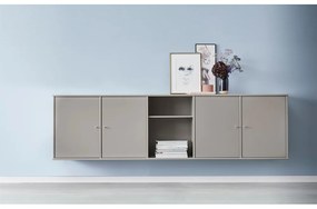 Sivá nízka komoda 220x61 cm Mistral - Hammel Furniture