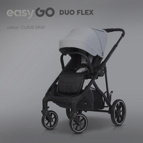 Súrodenecký kočík EasyGo Duoflex Cloudy Gray