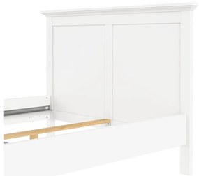 Biela dvojlôžková posteľ 140x200 cm Paris – Tvilum