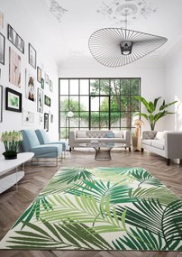 Balta, TRHÁK: Kusový koberec Star 19433-062 - na von aj na doma, 160x230, zelená, chodba / predsieň