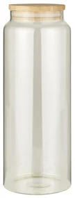 Sklenená dóza na potraviny BAMBOO s bambusovým viečkom 1750 ml