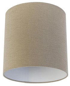 Tienidlo na lampu z látky svetlohnedá 25/25/25