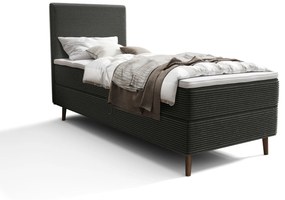 Jednolôžková posteľ 80 cm Napoli Comfort (tmavozelená) (s roštom, bez úl. priestoru). Vlastná spoľahlivá doprava až k Vám domov. 1082485