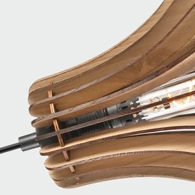 Luster na lanku TUCCI 1xE27/60W/230V pr. 29 cm dub