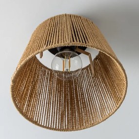 Brilagi - LED prisadené stropné svietidlo CERIA BOHO 1xE27/40W/230V, priemer 28 cm, hnedá