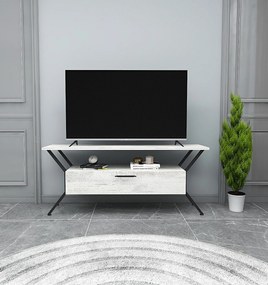 TV stolík/skrinka Tarza (Sivá + Čierna). Akcia -17%. Vlastná spoľahlivá doprava až k Vám domov. 1072865