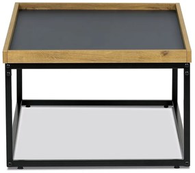 Autronic BONTEC Konferenčný stolík 100x60cm, mdf, dub, CT-613 OAK Farba: Šedá