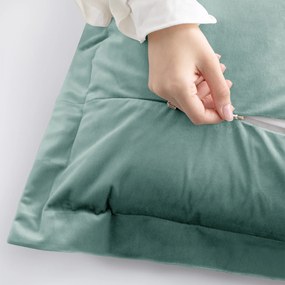 Obliečky na vankúše AmeliaHome Velvet Side Si mätové