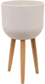 Refined Retro with feet Logan natural white 40x74 cm