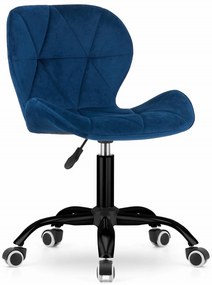 AKCIA Tmavomodré kancelárske kreslo NOTO VELVET II. akosť