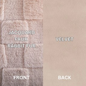 Dekoračný vankúš z mikroplyšu 45x45 cm Rava – Tiseco Home Studio