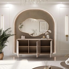 KOMODA ALWIN NA PODSTAVCI KAŠMÍR VYSOKÝ LESK 154 cm